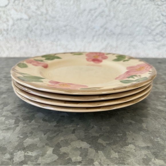 VTG Franciscan Desert Rose TWO dinner plates 10.75 Made in England - Picture 2 of 7